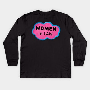 Women in Law Kids Long Sleeve T-Shirt